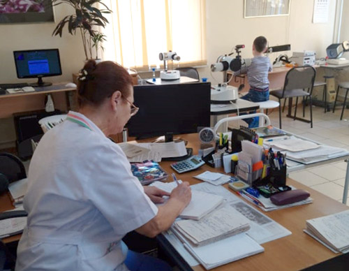 ВКДЦ, Владивостокский клинико-диагностический центр, Кабинет охраны зрения детей, офтальмология