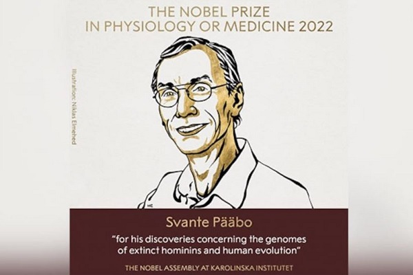 Нобелевская премия, Сванте Паабо, палеогенетика