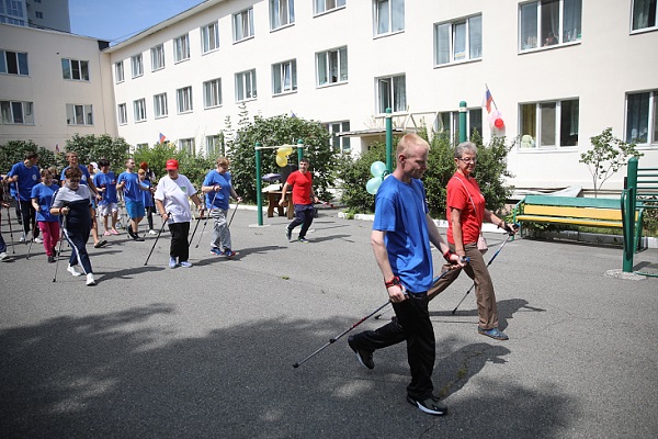 ЗОЖ, здоровый образ жизни, скандинавская ходьба, Седанкинский дом-интернат для престарелых и инвалидов