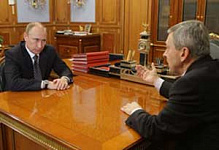 Владимир Путин встретился с новым президентом РАМН Иваном Дедовым