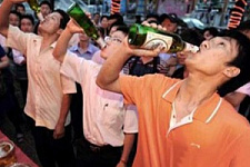 В Китае потребление алкоголя увеличивается вместе с ростом благосостояния