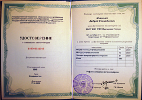 Мищенко Андрей Геннадьевич, мануальный терапевт, рефлексотерапевт