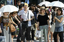 Из-за жары в Японии госпитализировали более 3 тысяч человек