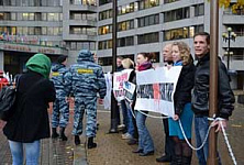 "Пациентский контроль" пикетировал открытие международного форума в Москве