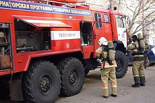 Кировская ЦРБ, противопожарные учения
