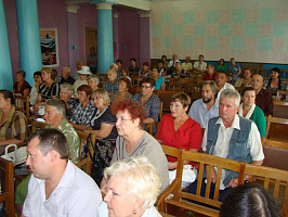 Встреча олега Бубнова с жителями Новосысоевки